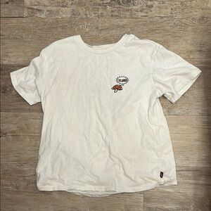 Vans White Short Sleeve Tee Casual Cotton Crew